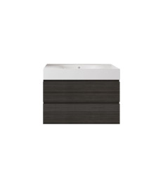 Zestaw umywalka bez otworu z szafką 80 moka walnut Joy RAK Ceramics (SETDESWH080MOK)