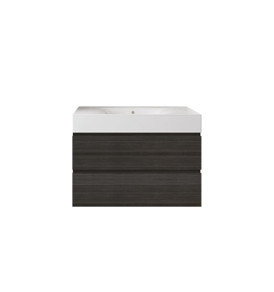 Zestaw umywalka bez otworu z szafką 80 moka walnut Joy RAK Ceramics (SETDESWH080MOK)