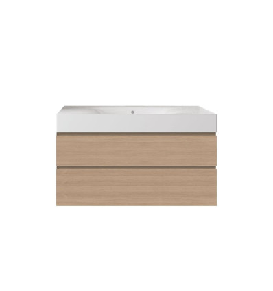 Zestaw umywalka z szafką 100cm scandinavian oak Joy RAK Ceramics (SETDESWH100SOK)