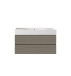 Zestaw umywalka z szafką 100 grey elm Joy RAK Ceramics (SETDESWH100EGY)