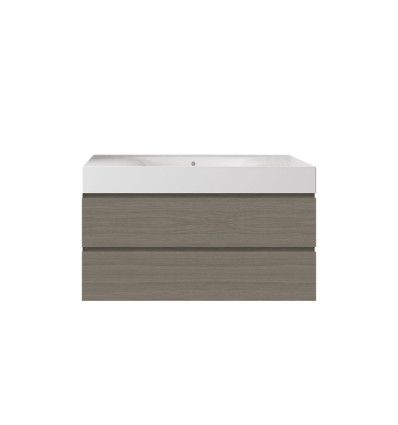 Zestaw umywalka z szafką 100 grey elm Joy RAK Ceramics (SETDESWH100EGY)