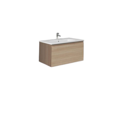 Zestaw umywalka z szafką 80cm scandinavian oak Joy RAK Ceramics (SETJOYUNOWH080SOK)