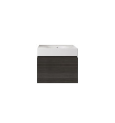 Zestaw umywalka bez otworu z szafką 60 moka walnut Joy RAK Ceramics (SETDESUNOWH060MOK)