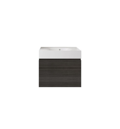 Zestaw umywalka bez otworu z szafką 60 moka walnut Joy RAK Ceramics (SETDESUNOWH060MOK)