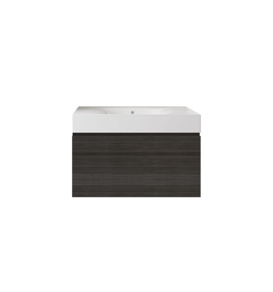 Zestaw umywalka bez otworu z szafką 80 moka walnut Joy RAK Ceramics (SETDESUNOWH080MOK)