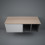 Blat meblowy 121x46 cm - scandinavian oak Rak-plano RAK Ceramics (PLASL12146SOK)