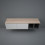 Blat meblowy 181x46 cm - scandinavian oak Rak-plano RAK Ceramics (PLASL18146SOK)