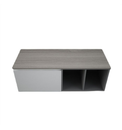 Blat meblowy 121x46 cm - grey elm Rak-plano RAK Ceramics (PLASL12146EGY)
