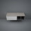 Blat meblowy 141x46 cm - grey elm Rak-plano RAK Ceramics (PLASL14146EGY)
