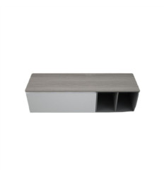 Blat meblowy 161x46 cm - grey elm Rak-plano RAK Ceramics (PLASL16146EGY)