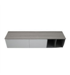 Blat meblowy 201x46 cm - grey elm Rak-plano RAK Ceramics (PLASL20146EGY)