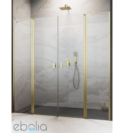 Drzwi prysznicowe 130 Nes Brushed Gold DWD II Radaway (10037073-99-01 + 10041057-99-01)