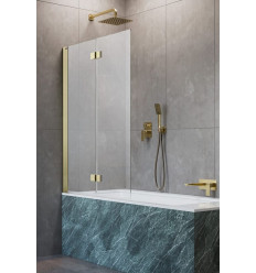 Parawan nawannowy 100 Nes Brushed Gold PND I Radaway (10010100-99-01L)
