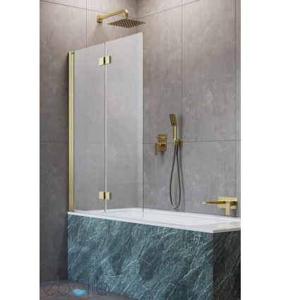 Parawan nawannowy 100 Nes Brushed Gold PND I Radaway (10010100-99-01L)