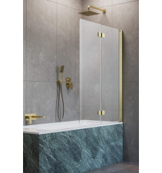 Parawan nawannowy 100 Nes Brushed Gold PND I Radaway (10010100-99-01R)