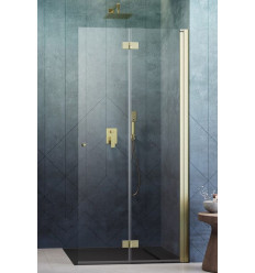 Kabina prysznicowa 80 Nes Brushed Gold walk-in KDD B Radaway (10024080-99-01R)