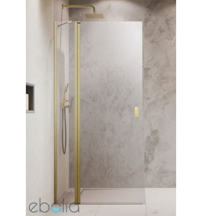 Kabina prysznicowa 80 Nes Brushed Gold walk-in KDD II Radaway (10031080-99-01L)