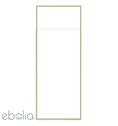Kabina prysznicowa walk-in 100x200 Icon Gold Besco (ICG-100-200C)
