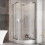 Kabina prysznicowa 80x80 Zarya z brodzikiem Alex Stone Effect Black Besco (ZC-ALS80-190)