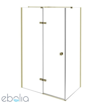 Kabina prysznicowa 100x80x195 Pixa Gold Besco (PPL-108-195G)