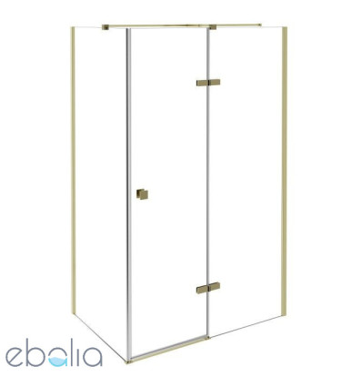 Kabina prysznicowa 100x80x195 Pixa Gold Besco (PPP-108-195G)