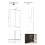 Kabina prysznicowa przesuwna walk-in 90x200 Vayo Gold Besco (VYG-90-200C)