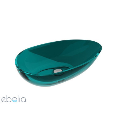Umywalka nablatowa Neya Ocean Breeze + maskownica biała Besco (UMN-60-OBW)
