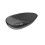 Umywalka nablatowa Neya Carbon Grey + maskownica biała Besco (UMN-60-CGW)