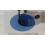 Umywalka nablatowa Anya Blue Wave + syfon chrom Besco (UMA-50-BWC)