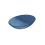 Umywalka nablatowa Anya Blue Wave + maskownica czarny mat Besco (UMA-50-BWB)