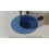 Umywalka nablatowa Anya Blue Wave + maskownica biała Besco (UMA-50-BWW)
