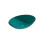 Umywalka nablatowa Anya Ocean Breeze + syfon chrom Besco (UMA-50-OBC)