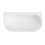 Wanna wolnostojąca przyścienna biały połysk z marmuru 155 Bahama Inbalia (BTFS00038C00G110I)