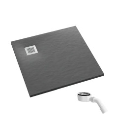 Brodzik kwadratowy 100x100 Kalait Grey Stone Schedpol (3.3102/S/ST-M2)