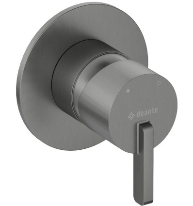 Bateria prysznicowa podtynkowa bez przełącznika natrysku titanium Silia Deante (BQS D44L)