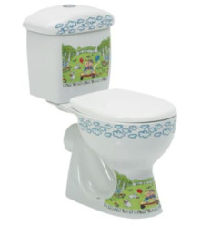 Kompakt WC dla dzieci Happy CeraStyle (08100-PW)
