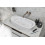 Umywalka nablatowa 70 z marmuru biały połysk Elba Inbalia (WBOC00054C00G110I)