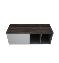 Blat meblowy 121x46 cm - moka walnut Rak-plano RAK Ceramics (PLASL12146MOK)