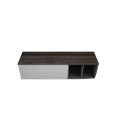 Blat meblowy 161x46 cm - moka walnut Rak-plano RAK Ceramics (PLASL16146MOK)