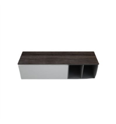 Blat meblowy 161x46 cm - moka walnut Rak-plano RAK Ceramics (PLASL16146MOK)