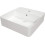 Umywalka ceramiczna nablatowa z wyspą na baterię 42cm Square Deante (CGS 6U4B)