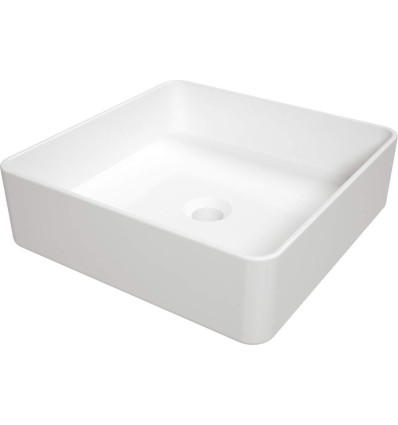 Umywalka ceramiczna nablatowa 40cm Square Deante (CGS 6U4S)