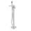 Bateria wannowa wolnostojąca Ango chrom Corsan (CMB3020CH)