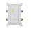 Zestaw prysznicowy podtynkowy czarny z termostatem Ango Corsan (Z01TBL)