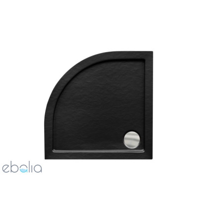 Brodzik półokrągły 80 Aron Slimline Stone Effect Besco (BAA-80-NR-CN)