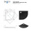Brodzik półokrągły 80 Aron Slimline Stone Effect Besco (BAA-80-NR-CN)
