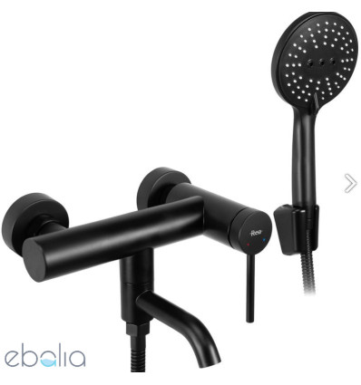 Bateria wannowa czarna Foss Rea (REA-B5099)