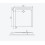 Brodzik kwadratowy 80x80 Forma Compact X czarny mat Excellent (BREX.1402.080.080.BLC)