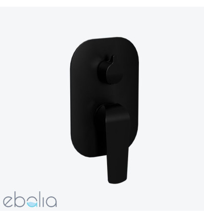 Bateria prysznicowo-wannowa podtynkowa czarny Soft Clever 2.0 Excellent (AREX.4145BS)