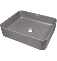 Umywalka granitowa nablatowa 50cm Temisto Deante (CQT TU5S)